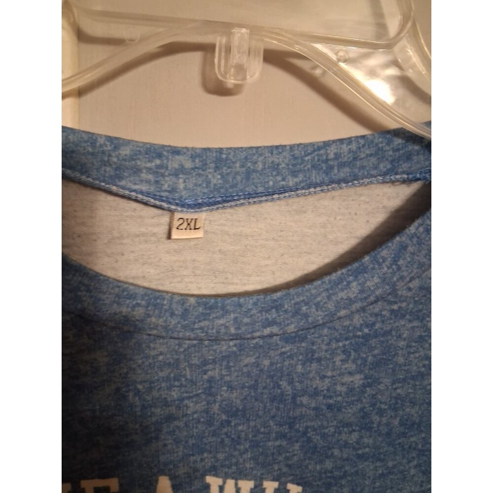 Willie Nelson Long Sleeve T Shirt Size 2XL Have A Willie Nice Day Blue - Picture 3 of 8